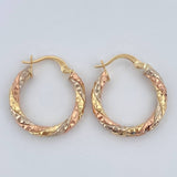 Hoop Earrings Majo 2.15gr / 2.3cm (0.9in) / 18K Gold $
