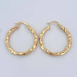 Hoop Earrings Mai 3.6gr / 3.3cm / 18K Gold $