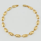 Pulso Rustico Corona 4.15gr / 7 3/4 in / 4.9mm Oro Amarillo 18K