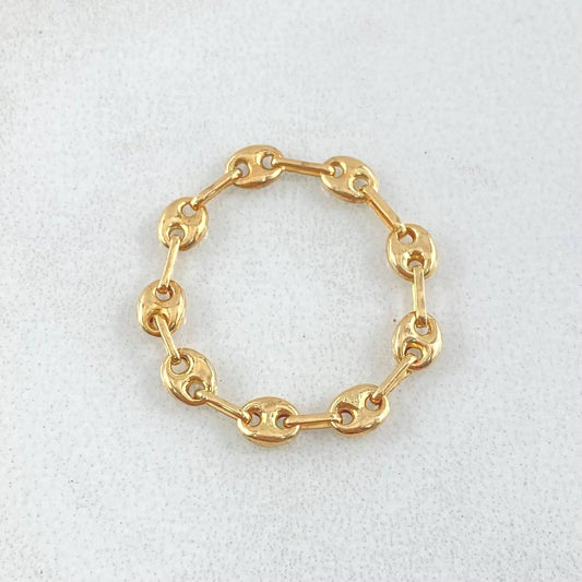 GC Ring 0.7gr / Size 10 1/2 / 18K Gold
