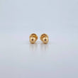 Stud Earrings Bead 0.4gr / 4mm Polished 18K Yellow Gold $