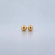 Stud Earrings Bead 0.7gr / 7mm Polished 18K Yellow Gold $