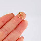 Dije Silueta De Zorro 0.3 g / 3/4 in Oro Amarillo 18K