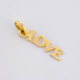 Dije Love 0.25 g / 3/4 in Oro Amarillo 18K