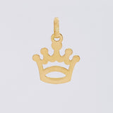 Dije Corona 0.55 g / 3/4 in Oro Amarillo 18K
