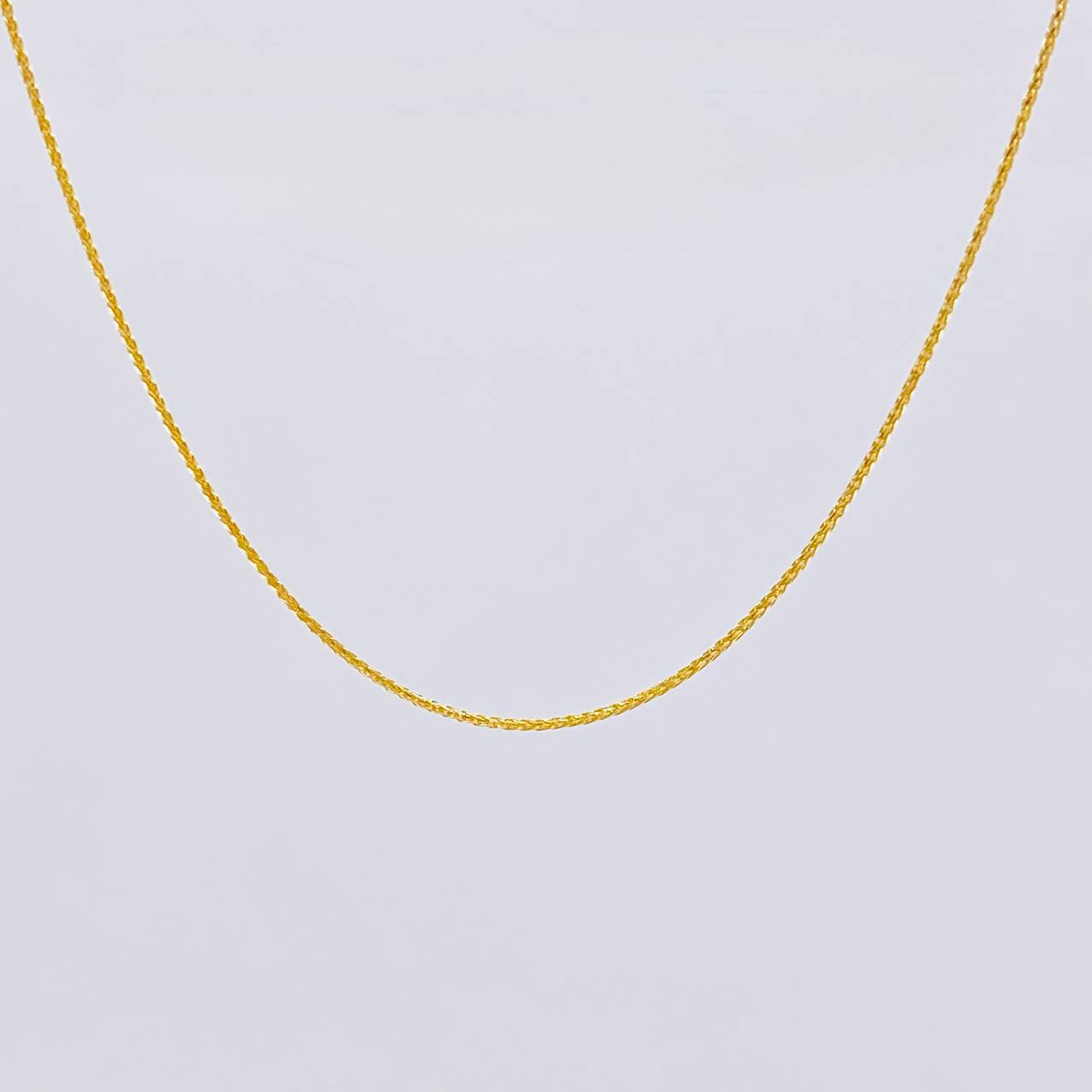 Cadena Franco 2.05 g / 17 3/4 in / 0.85 mm Oro Amarillo 18K