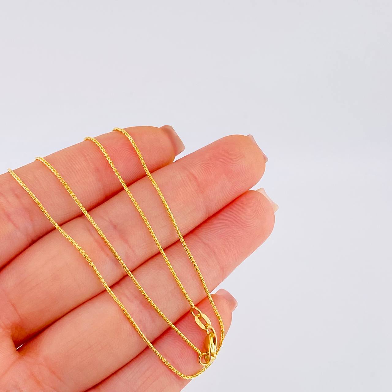 Cadena Franco 1.95 g / 17 3/4 in / 0.85 mm Oro Amarillo 18K