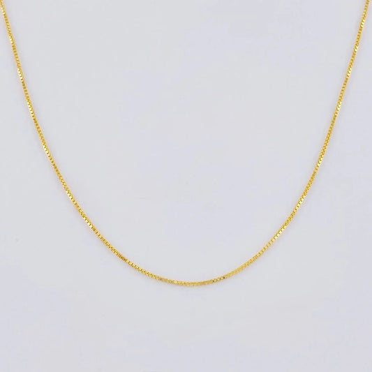 Venetian Chain 0.95 g / 15 3/4 in / 0.5 mm Yellow Gold 18K