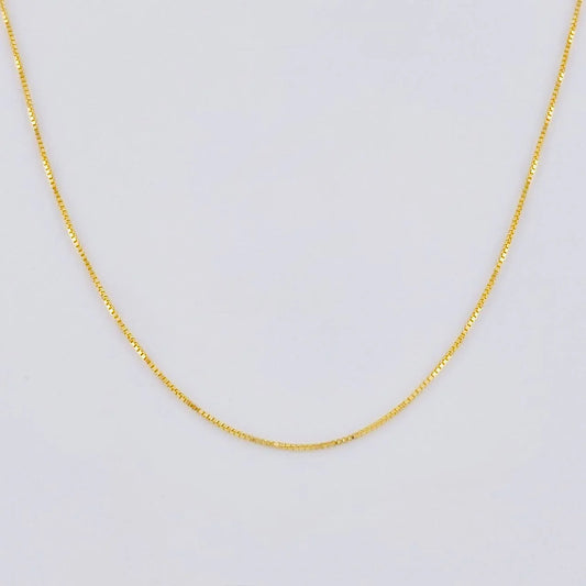 Cadena Veneciana 1.25 g / 19 3/4 in / 0.55 mm Oro Amarillo 18K