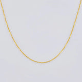 Cadena Veneciana 0.85 g / 45 cm / 0.45 mm Oro Amarillo 18K