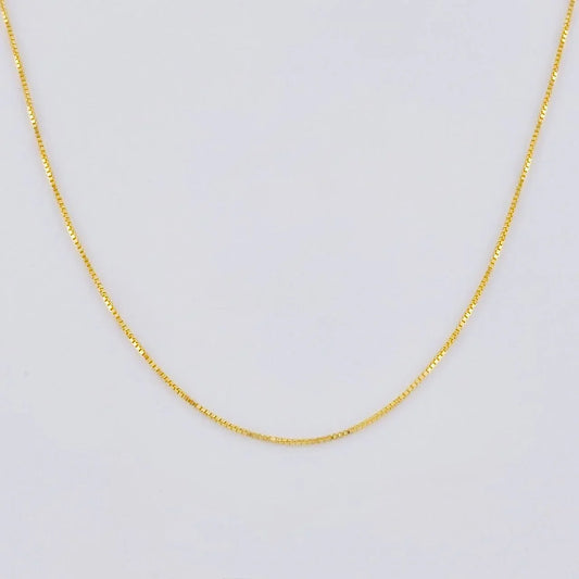 Cadena Veneciana 0.9 g / 40 cm / 0.55 mm Oro Amarillo 18K