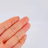 Cadena Veneciana 0.9 g / 40 cm / 0.55 mm Oro Amarillo 18K