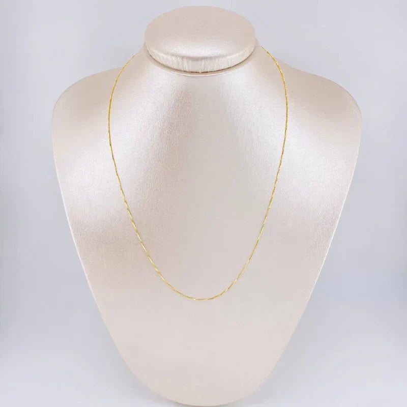 Cadena Veneciana 0.9 g / 40 cm / 0.55 mm Oro Amarillo 18K