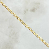 Cuban Anklet 1.8gr / 23cm / 2.4mm Yellow Gold +1 18K