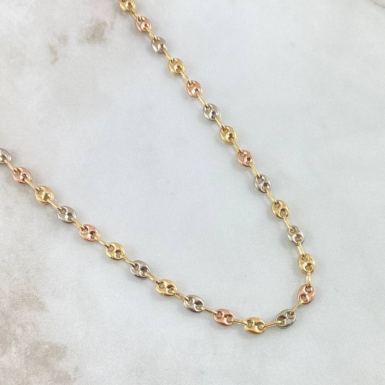 Cadena GC 9.25gr / 60cm / 4.2mm Lisa Tres Oros 18K