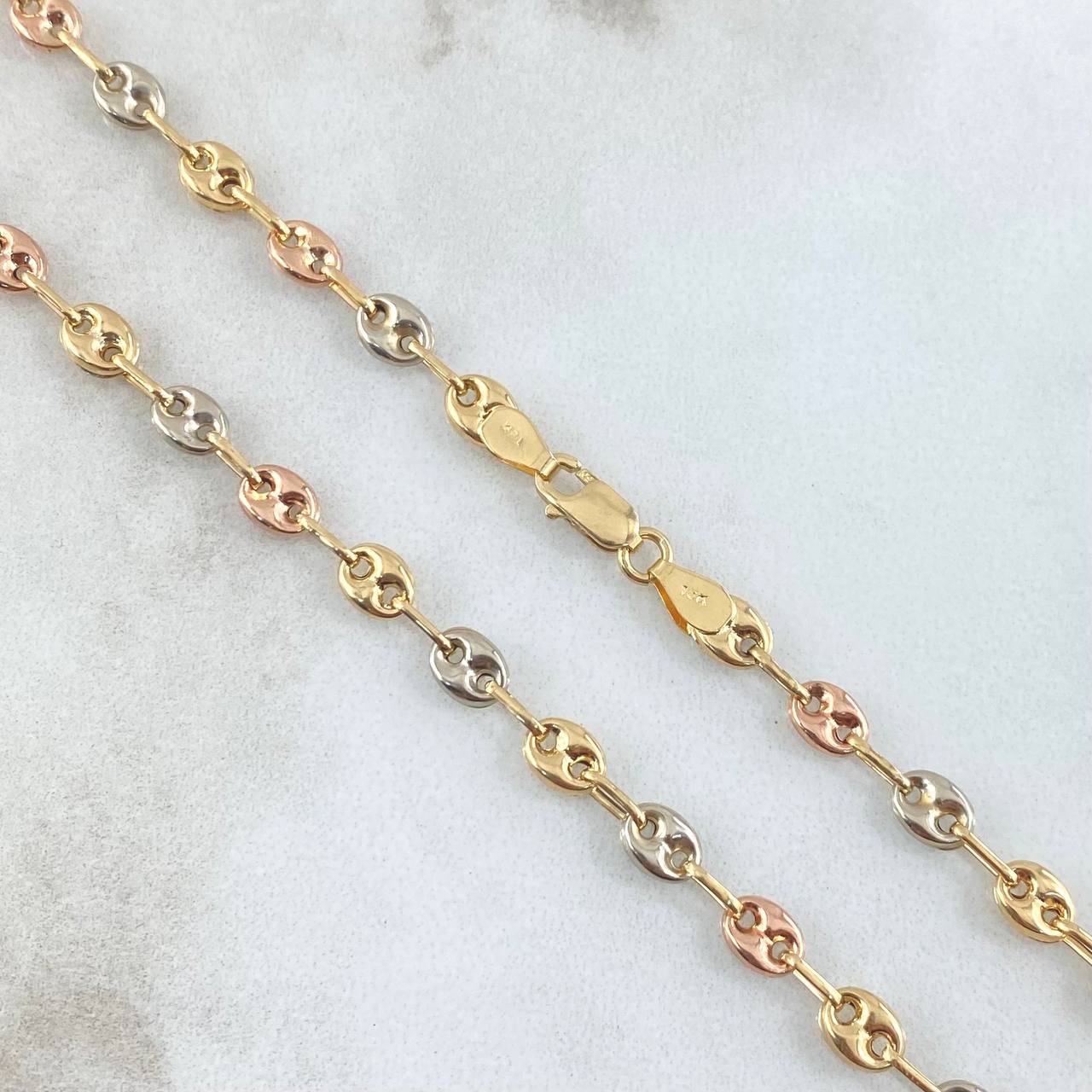 Cadena GC 9.25gr / 60cm / 4.2mm Lisa Tres Oros 18K