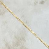 Figaro Anklet 1.7gr / 23cm / 2.4mm Yellow Gold +1 18K *