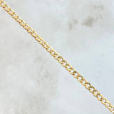 Cuban Links Bracelet 4.45gr / 21cm / 4mm Yellow Gold +0 18K