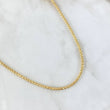 Cadena Geo Franco 20gr / 50cm / 2.5mm Oro Amarillo +4 18K ©