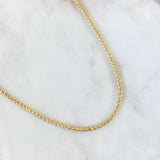 Cadena Geo Franco 20gr / 50cm / 2.5mm Oro Amarillo +4 18K ©