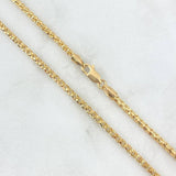 Cadena Geo Franco 20gr / 50cm / 2.5mm Oro Amarillo +4 18K ©