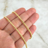 Cadena Geo Franco 20gr / 50cm / 2.5mm Oro Amarillo +4 18K ©