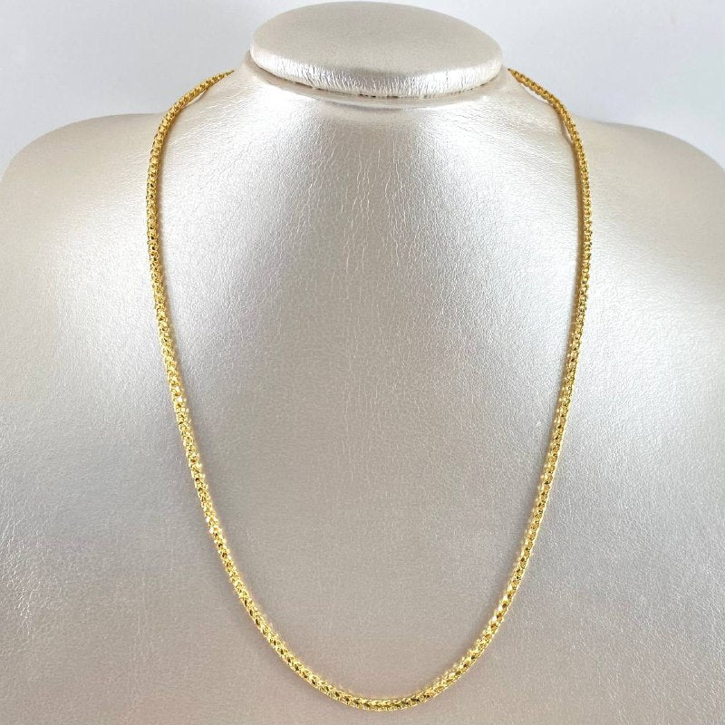 Cadena Geo Franco 20gr / 50cm / 2.5mm Oro Amarillo +4 18K ©