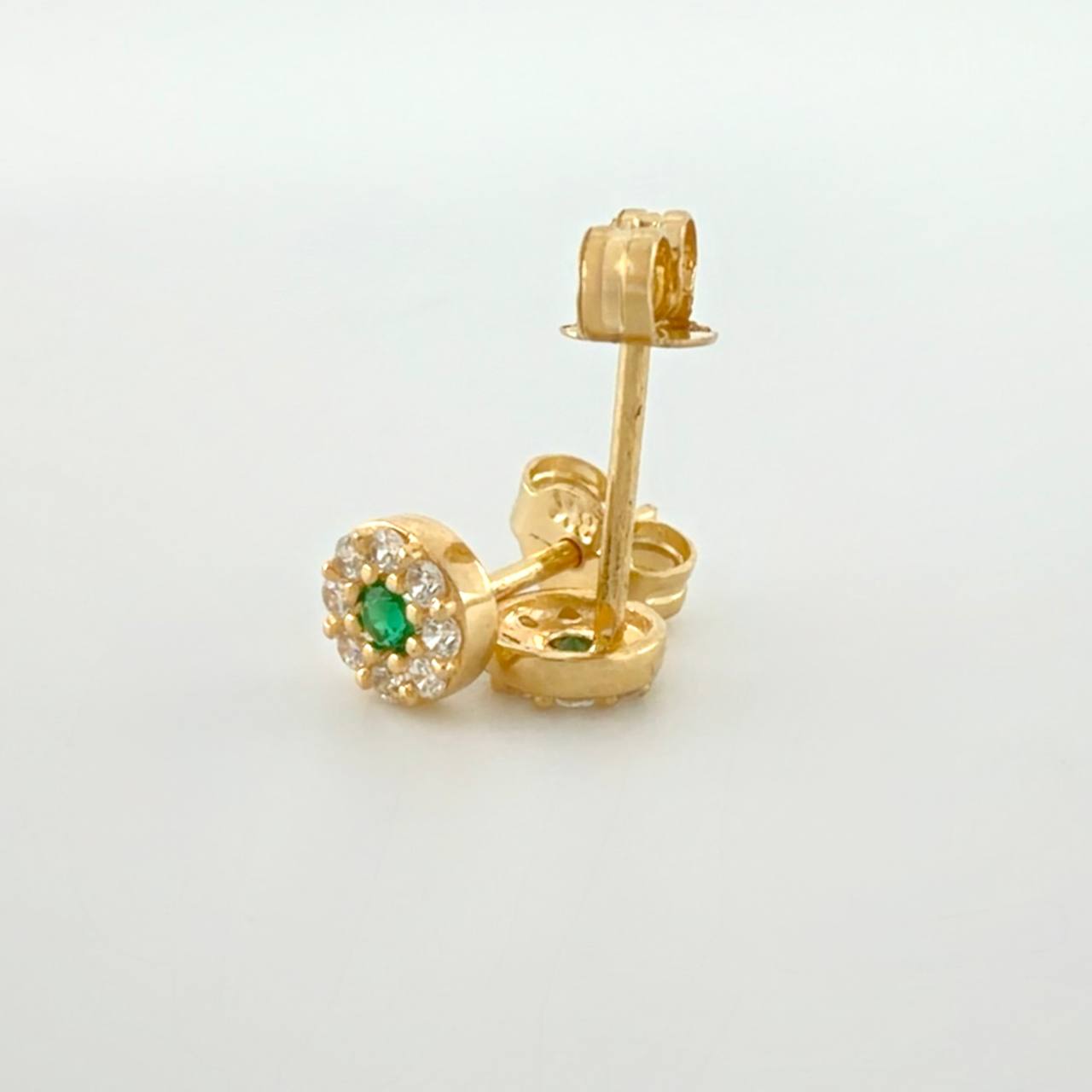 Topos Circulo Tupido 1g / in / 5.4mm Oro Amarillo 18K