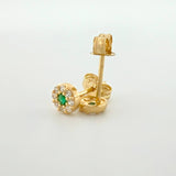 Topos Circulo Tupido 1g / in / 5.4mm Oro Amarillo 18K