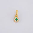 Circular Pendant Dense 0.45g / 1/2 in 18K Yellow Gold