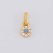 Pendant Circular Dense 0.45g / 1/2 in Yellow Gold 18K