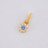Pendant Circular Dense 0.45g / 1/2 in Yellow Gold 18K