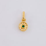 Pendant Circular Dense 0.45g / 1/2 in Yellow Gold 18K