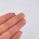Pendant Circular Dense 0.45g / 1/2 in Yellow Gold 18K