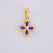 Dije Flor Trebol Tupido 1.2g / 3/4 in Oro Amarillo 18K