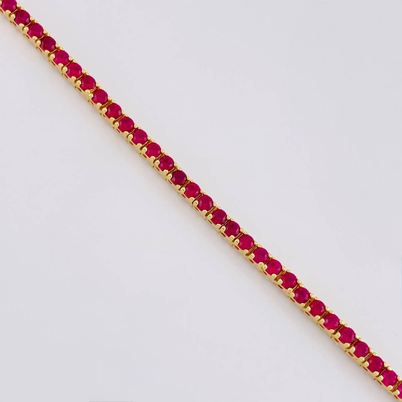 Pulso Tenis Doble faz 7.25g / 7 in / 2.1mm Oro Amarillo 18K