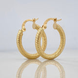 Niky Hoop Earrings 2 g / 3/4 in 18K Yellow Gold