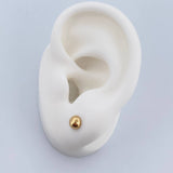 Topos Media Bola 0.45gr / 5mm Lisa Oro Amarillo 18K &