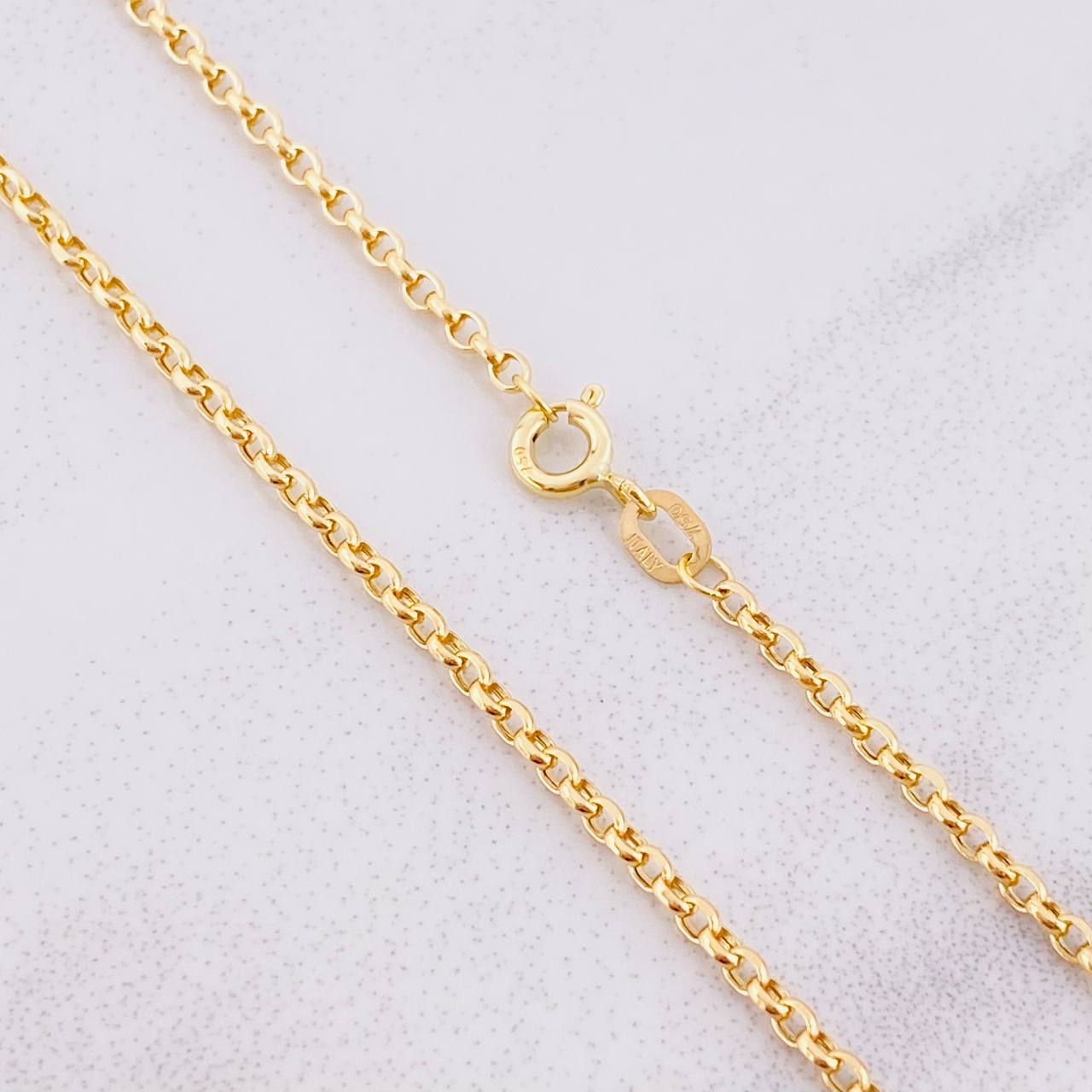 Cadena Rolo 2.35g / 20 in / 1.9mm Oro Amarillo 18K