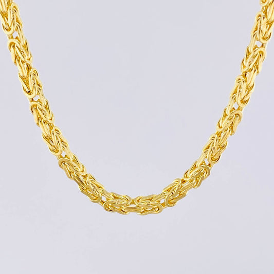 Cadena Peruana 29.45g / 24 in / 3.4mm Oro Amarillo 18K