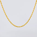 Cadena Lazo 3.9g / 24 in / 2.2mm Oro Amarillo 18K