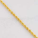 Cadena Lazo 3.9g / 24 in / 2.2mm Oro Amarillo 18K