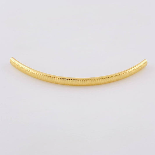 Charm Tubular Striped 0.35 g / 1 3/4 in Yellow Gold 18K