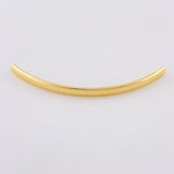 Charm Tubular Striped 0.35 g / 1 3/4 in Yellow Gold 18K