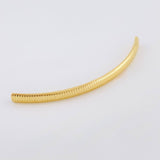 Charm Tubular Striped 0.35 g / 1 3/4 in Yellow Gold 18K