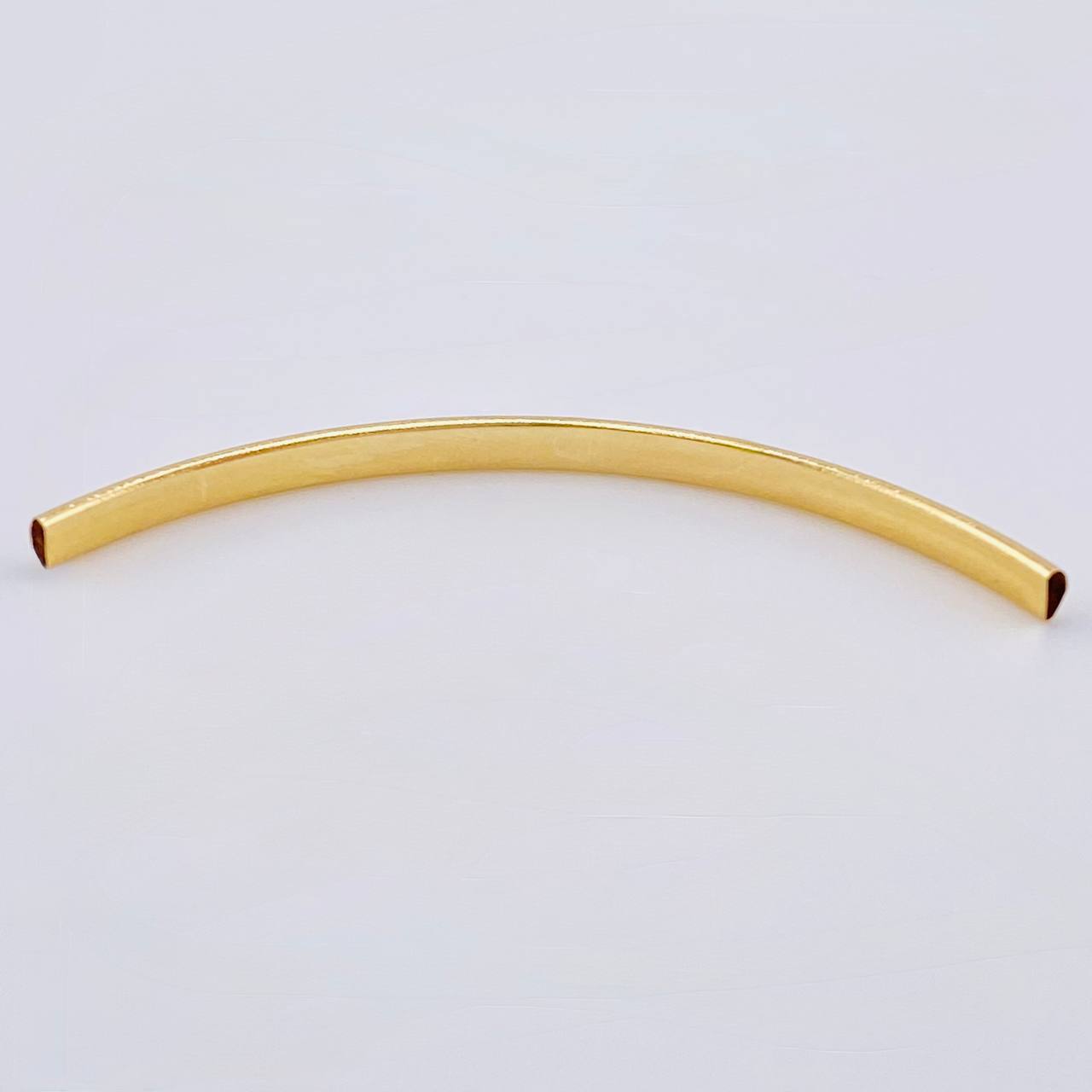 Charm Tubular Striped 0.35 g / 1 3/4 in Yellow Gold 18K