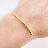 Charm Tubular Striped 0.35 g / 1 3/4 in Yellow Gold 18K