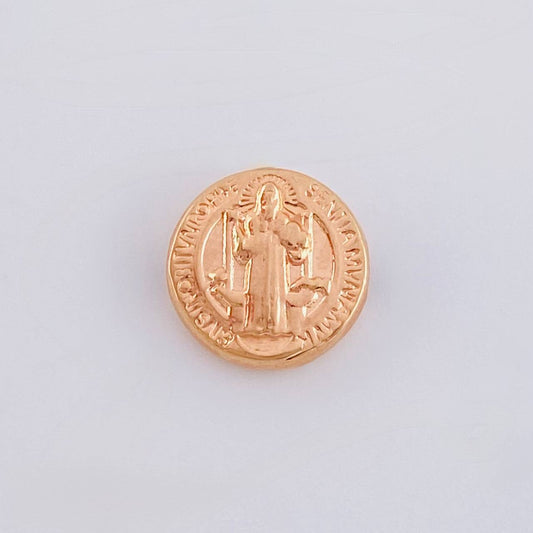 Herraje San Benito 0.4 g / 1/2 in Oro Rosa 18K