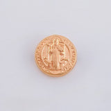 Herraje San Benito 0.4 g / 1/2 in Oro Rosa 18K