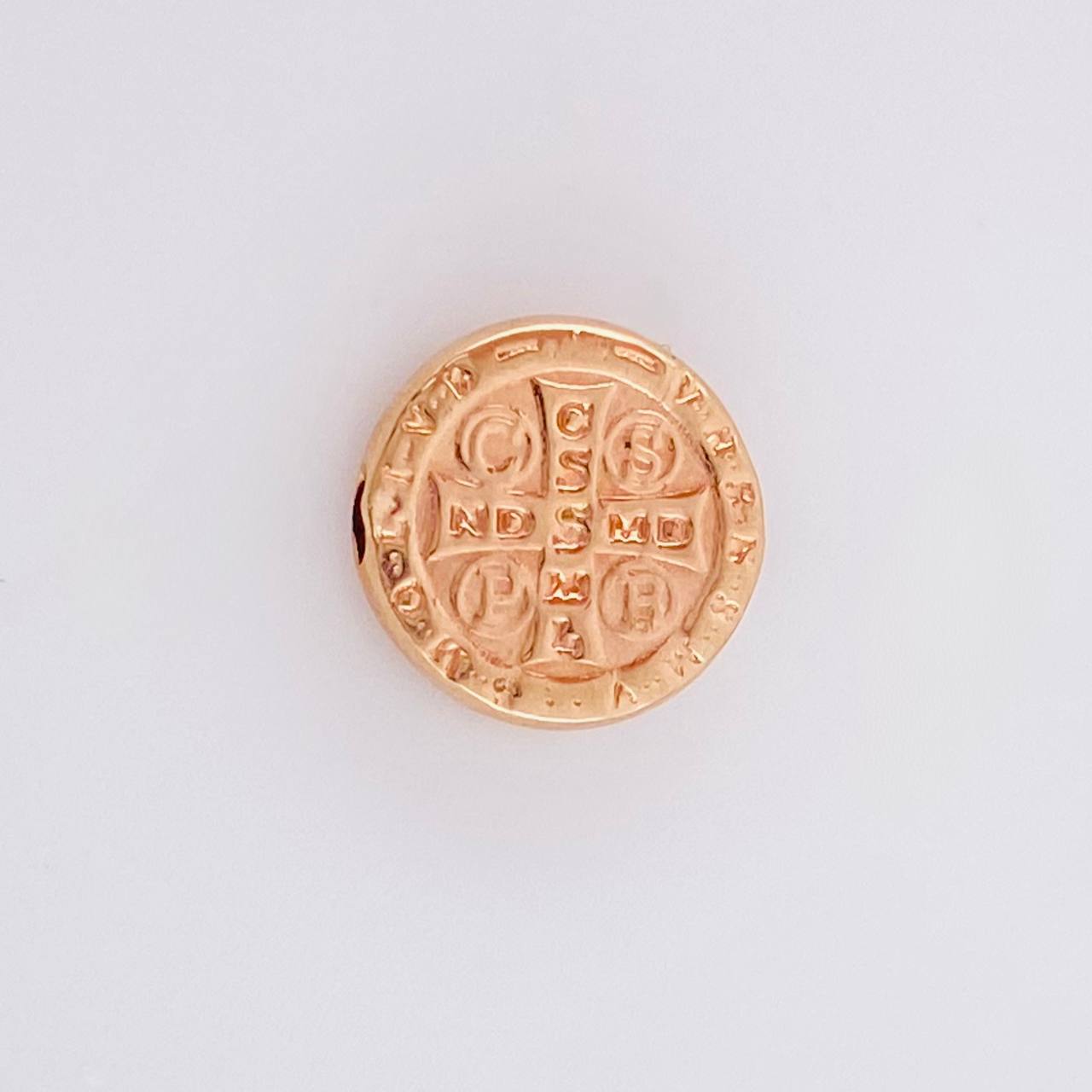 Herraje San Benito 0.4 g / 1/2 in Oro Rosa 18K